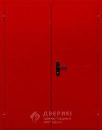 Противопожарная дверь двухстворчатая