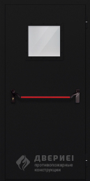Однопольная дверь первого класса глухая с антипаникой