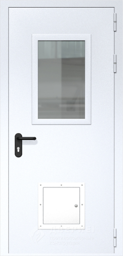 Противопожарная дверь со стыковочным узлом и стелопакетом №9 фото