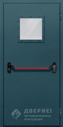 Огнестойкая дверь с ручкой антипаника - фото