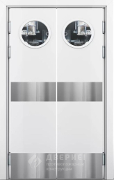 Противопожарная маятниковая дверь качающаяся №5 - фото