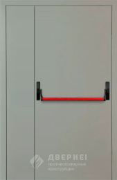 Противопожарная металлическая глухая дверь - фото